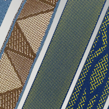 sangle motif jacquard